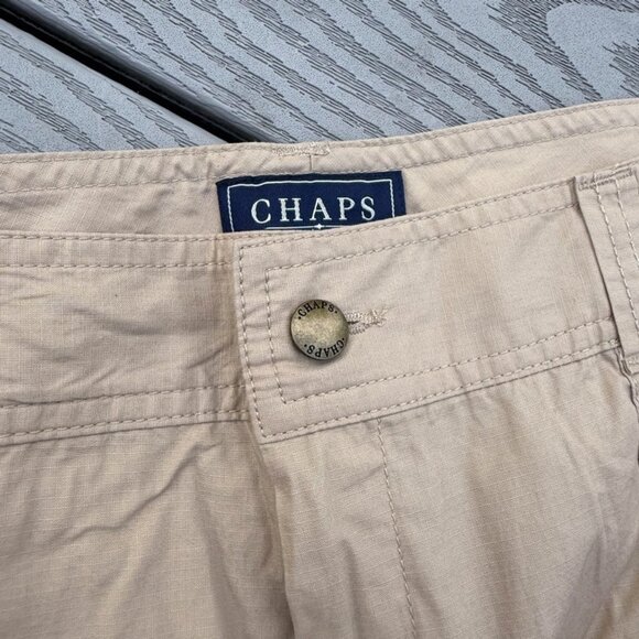 Chaps Women's Capri Pants Size 12 NWT Tan Beige Khaki - Picture 4 of 5